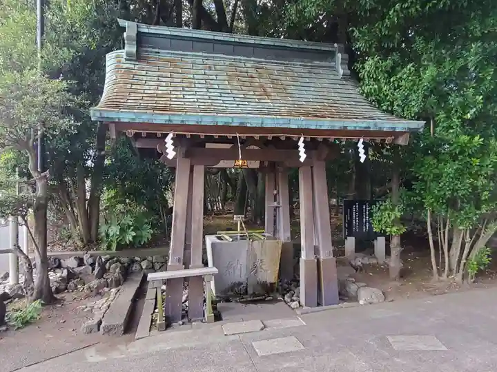 富知六所浅間神社の手水舎