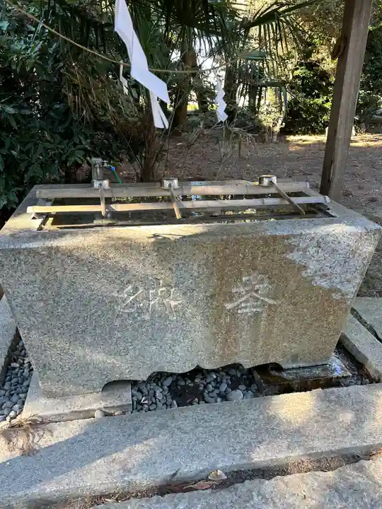 桜町二宮神社の手水舎
