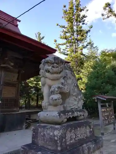 隠津島神社の狛犬