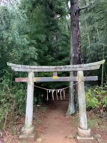 雷神社の鳥居