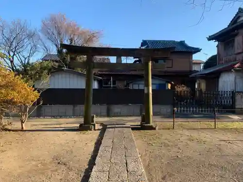 飯奈里神社の鳥居