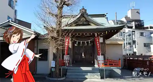 福森稲荷神社の本殿・本堂