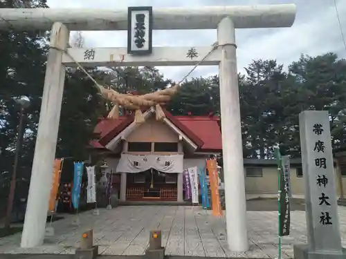 帯廣明神大社     の鳥居