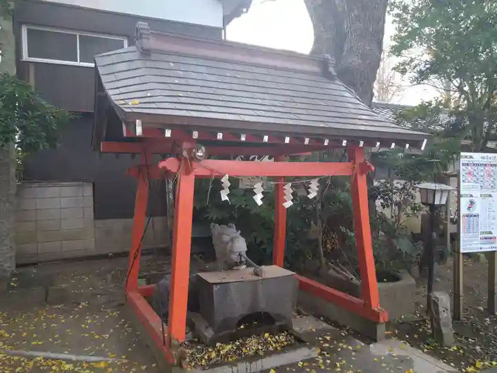 龍ケ崎八坂神社の手水舎