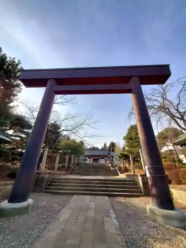 開成山大神宮の鳥居