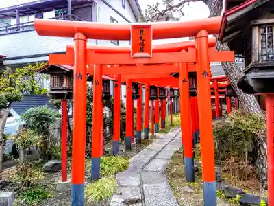 山神社（上宿山神社）の鳥居