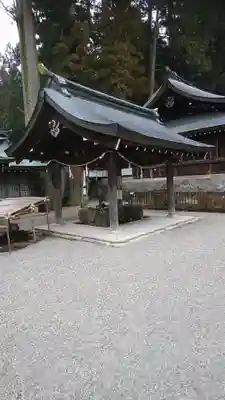 飛驒一宮水無神社の手水舎