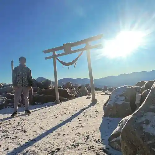 車山神社の鳥居