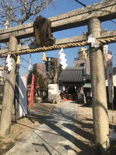 淀川神社の鳥居