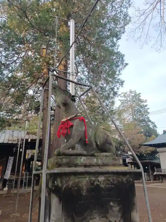 大宮前春日神社の狛犬
