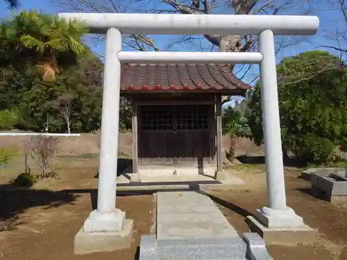 本田町の厳島大明神の鳥居