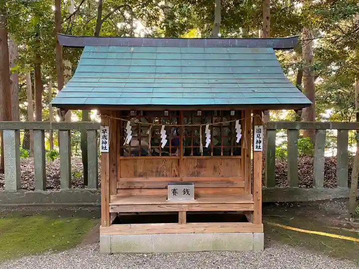 常陸第三宮 吉田神社の末社・摂社