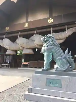 常陸国出雲大社の狛犬