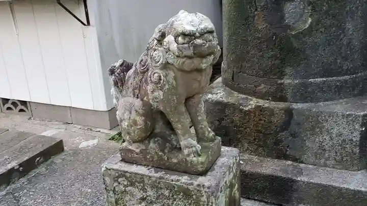 田間神社の狛犬