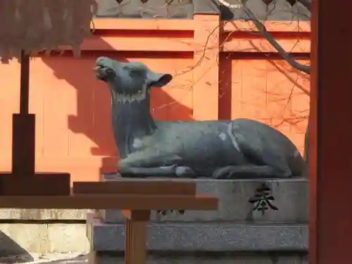 西院春日神社の狛犬