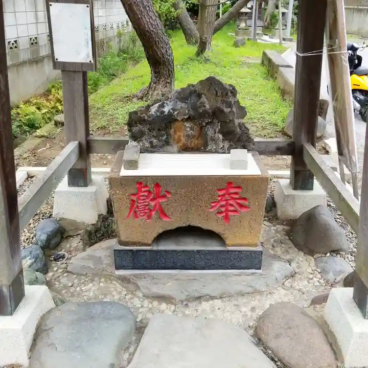 西小松川天祖神社の手水舎