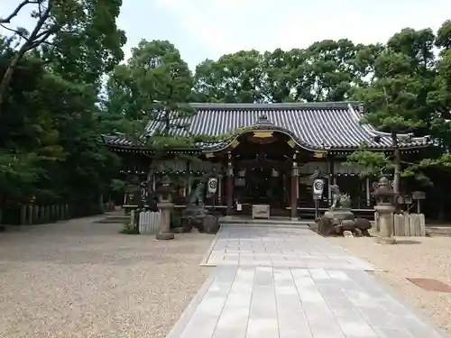 杭全神社の本殿・本堂