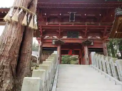 牛伏寺の山門・神門