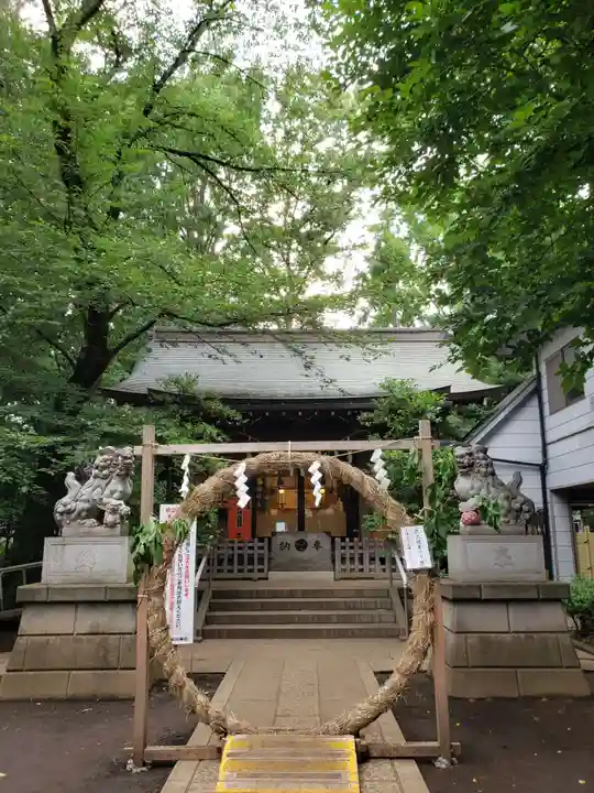 神明氷川神社の本殿・本堂