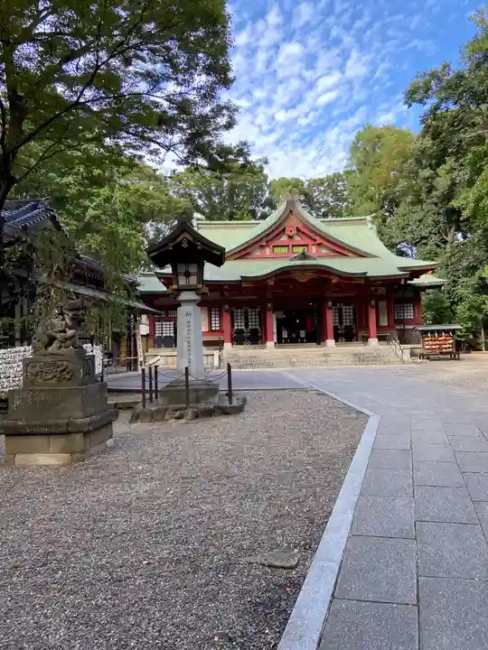 世田谷八幡宮の本殿・本堂