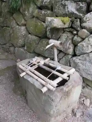 長岳寺の手水舎