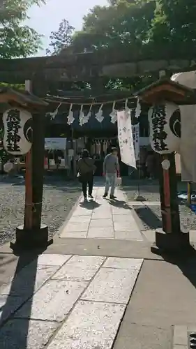 川越熊野神社の鳥居