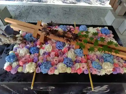 帯廣神社の手水舎