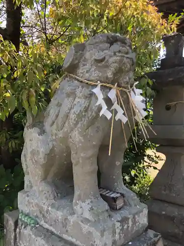 鴨島八幡神社の狛犬