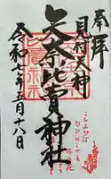 矢奈比賣神社(見付天神)の御朱印