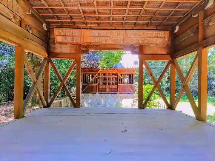 神明社(神明津砂原)の本殿・本堂