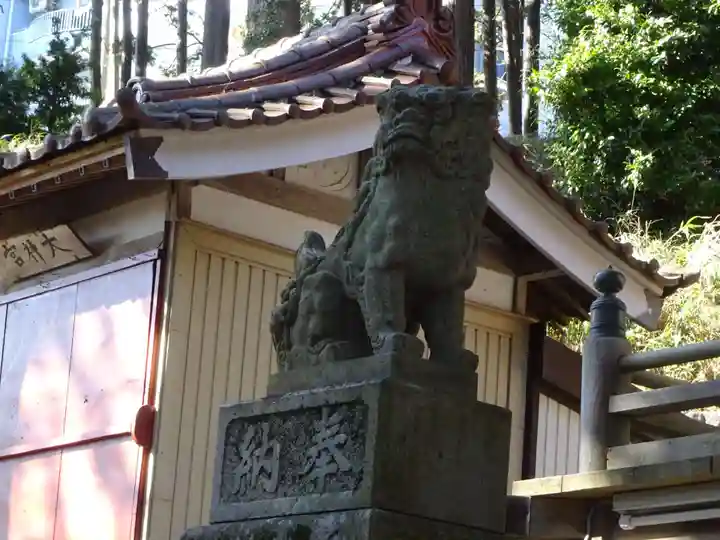 素盞嗚神社の狛犬