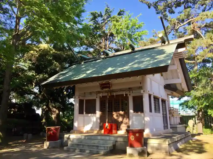 新堀日枝神社の本殿・本堂