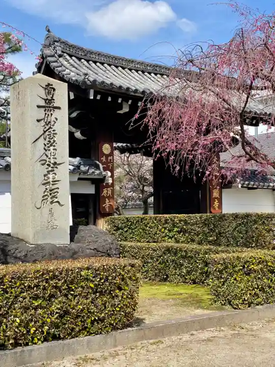 妙顯寺(妙顕寺)の山門・神門