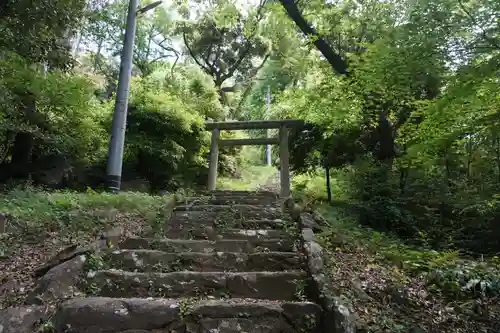 蚕影神社の鳥居
