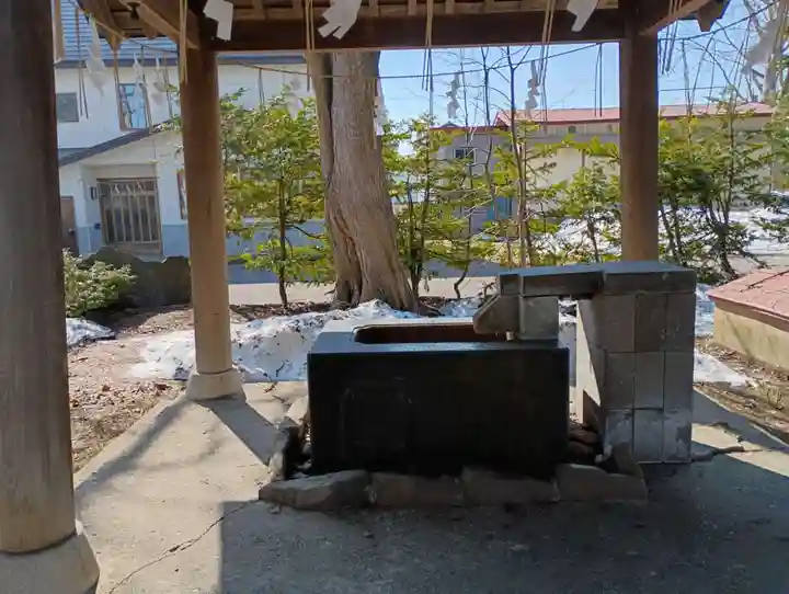 妹背牛神社の手水舎