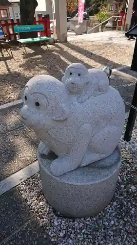 綱敷天満神社の狛犬