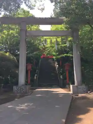 穴八幡宮の鳥居