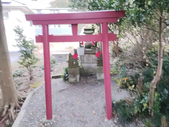 平出雷電神社の鳥居