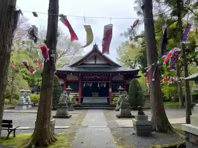 山中浅間神社の本殿・本堂