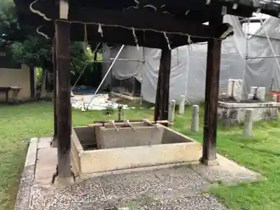 新日吉神宮の手水舎