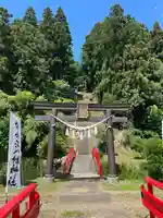 坪沼八幡神社の鳥居