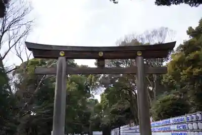 明治神宮の鳥居