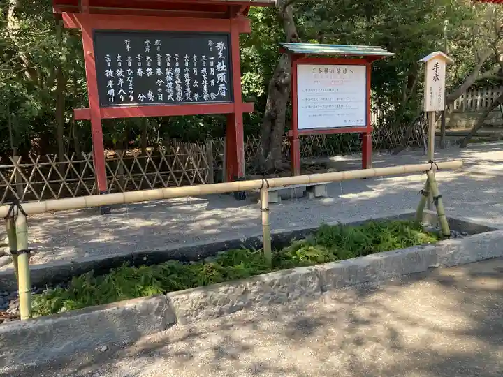 鶴岡八幡宮の手水舎