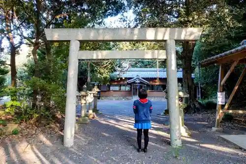 長瀬神社の鳥居