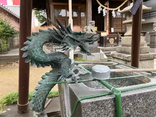 高野胡録神社の手水舎