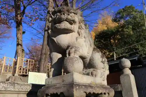 安積國造神社の狛犬