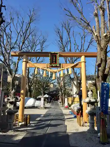 蛇窪神社の鳥居