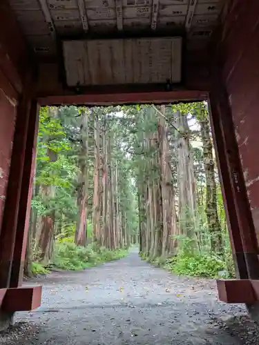 戸隠神社奥社の山門・神門