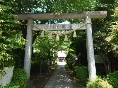 長宮氷川神社の鳥居