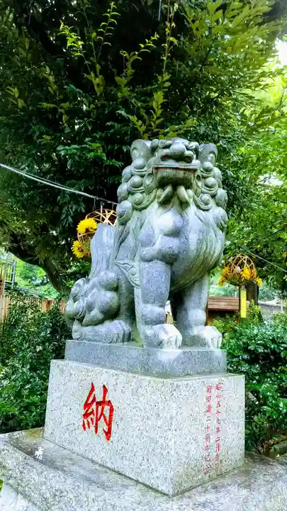 菊田神社の狛犬